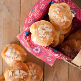 Raspberries Brioche
