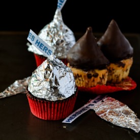 Hershey Kiss Cupcake