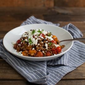 Burst Tomato and Farro