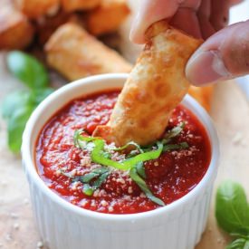 Wonton Mozzarella Sticks