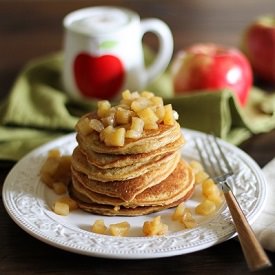 Gluten Free Apple Cinnamon Pancakes