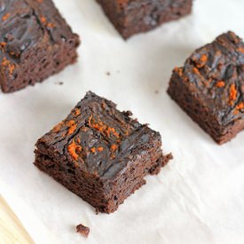 Pumpkin Fudge Brownies