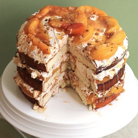 Peach Cobbler Shortcake Cake