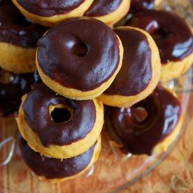 Baked Mini Pumpkin Donuts