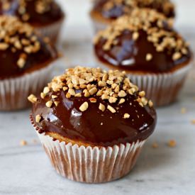 Peanut Butter Banana Cupcakes