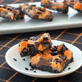 Halloween Magic Bars