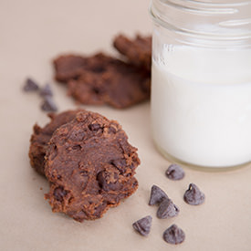 Double Chocolate Vegan Cookies