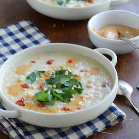 Roasted Cauliflower Soup