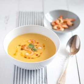 Coconut, Shrimp, and Corn Chowder