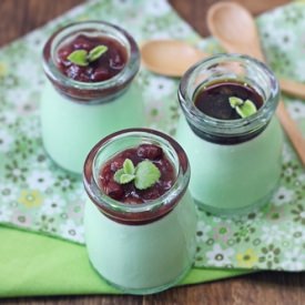 Pandan Yogurt Pudding