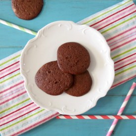 Chocolate Caramel Meringue Cookies