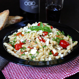 Summer Cherry Tomato Pasta Salad