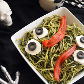 Halloween Zucchini Noodles