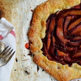 Rustic Plum Tart