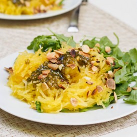 Spaghetti Squash with Pesto