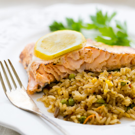 Baked Salmon with a Tangy Glaze