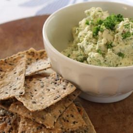 Sesame Spelt Crackers