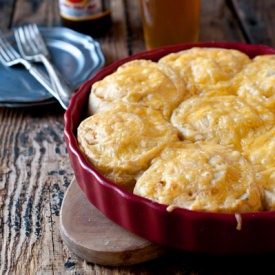 Garlic Beer Cheese Rolls