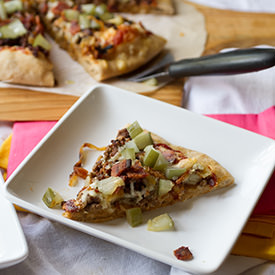 Bacon Cheeseburger Pizza