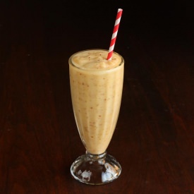 Peach Banana Breakfast Smoothie