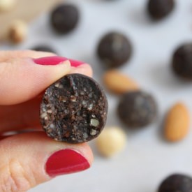 Healthy Choc Hazelnut Bliss Bites