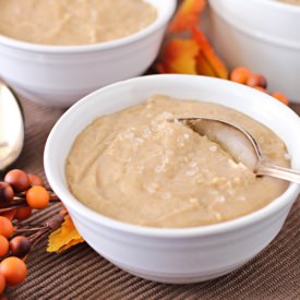 Salted Caramel Pumpkin Spice Pudding