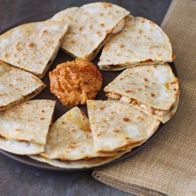 Chicken and Pumpkin Quesadillas