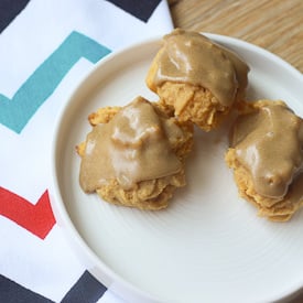 Pumpkin Cookies w Brown Sugar Icing