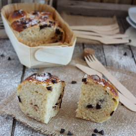 Brioche con Pepitas de Chocolate