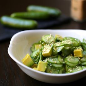 Pickled Cucumber and Avocado Salad