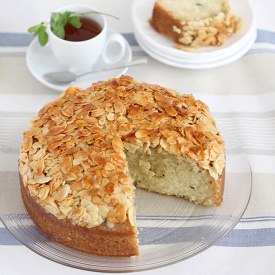 Moroccan Honey and Mint Syrup Cake