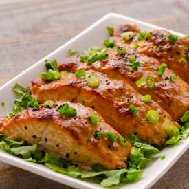 PB & Miso Glazed Salmon