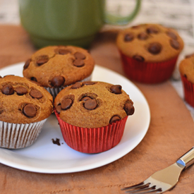 Chocolate Chip Coffee Muffins