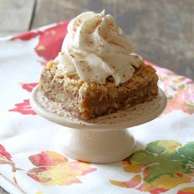 Pumpkin Pie Crumb Bars