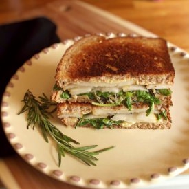 Vegan Rosemary and Pear Panini