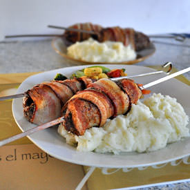 Bacon Lula Kebabs