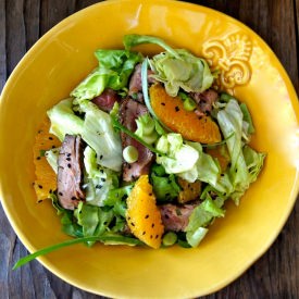 Sesame Orange Steak Salad