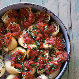 Ricotta and Spinach Stuffed Shells