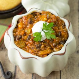 Pumpkin Turkey Chili