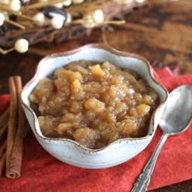 Homemade Chunky Applesauce