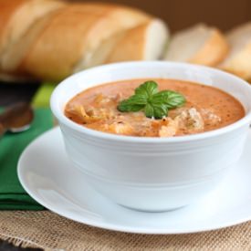 Creamy Tomato Tortellini Soup