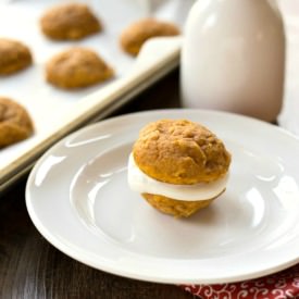 Cream Cheese-Filled Pumpkin Cookie