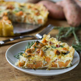 Sweet Potato Quiche