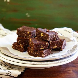 Chocolate, Almond, And Walnuts Bars