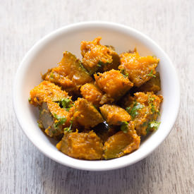 Khatta Meetha Kaddu or Pumpkin