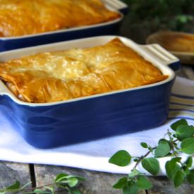 Late Summer Vegetable Phyllo Pie