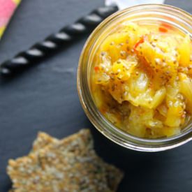 Pineapple + Pepper Chia Seed Jam