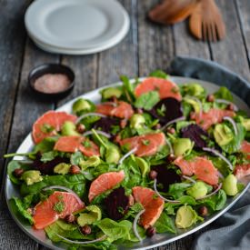 Beetroot, Grapefruit, Avocado Salad