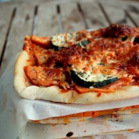 Pizza with Sweet Potato and Chorizo