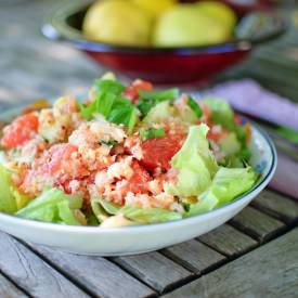 Crab and Grapefruit Salad